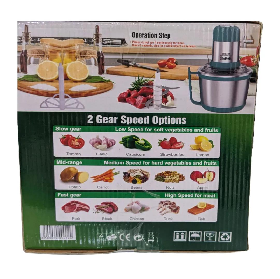 Electric Meat Grinder 3 Liter  Food Chopper, meat chopper, Multi Function Philips Food Processor