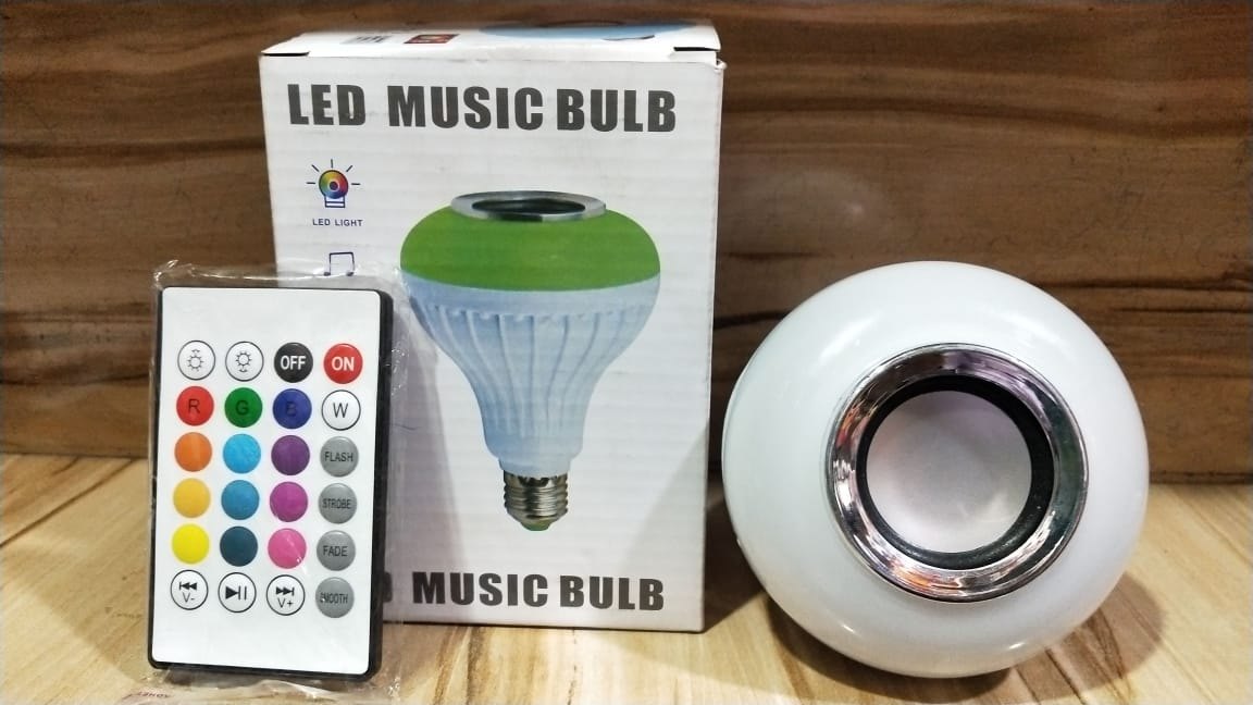 Bluetooth Speaker Bulb Smart LED RGB